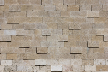 Brown stone wall, background, texture