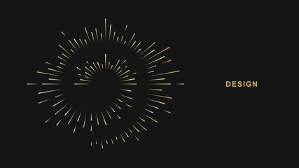 Fototapeta premium Abstract geometric background. Vector creative design.