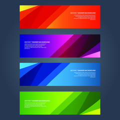 Vector Abstract design banner web template