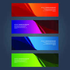 Vector Abstract design banner web template