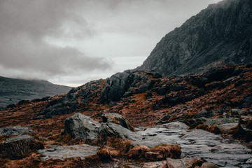 View of Welsh Mountain Scene