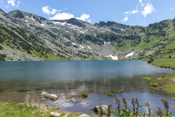 Landscape of The Fish Lakes, Rila mountain, Bulgaria