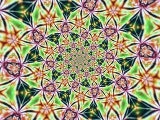 Colorful digital graphic kaleidoscope symmetry mandala style in laser light trial pattern, Tie Dye , spiderweb art abstract background for art projects, banner, business,   card, 3D, template