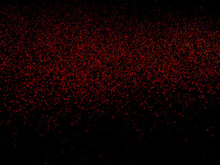 Fototapeta na wymiar Abstract red glitter light on black background. Concept for Galaxy, Celebration, Christmas, and New Year background.