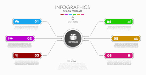 Infographic design template with place for your data. Vector illustration.