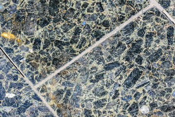 Background of the polished granite paving slabs