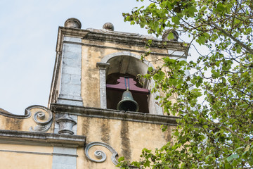 architectural detail of the church of Santa Maria on the heights of Sintra