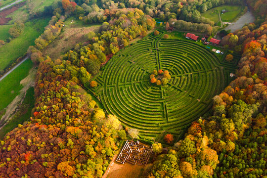 For&ecirc;t de Chabri&egrave;re et son labyrinthe - Gu&eacute;ret - Creuse
