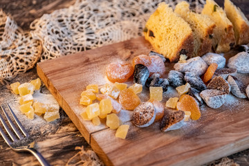 Fototapeta premium Glazed dates ideal for Christmas holidays