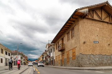 Fototapeta na wymiar Ciudad Cuenca Ecuador