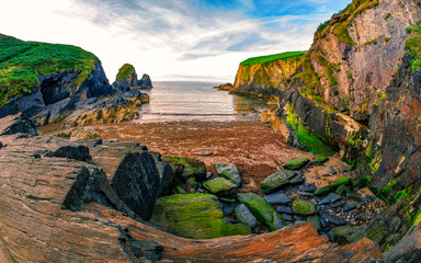 Nohoval Cove Cork Ireland cliffs rocks  landmark sunrise wild Atlantic 