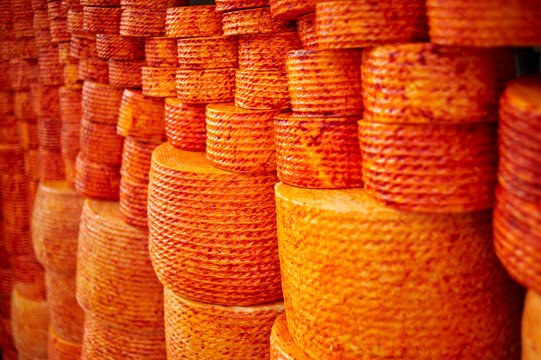 rolls of cheese