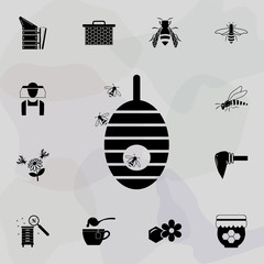 beehive icon. Universal set of beekeeping for website design and development, app development
