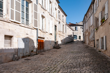 narrow street in old town