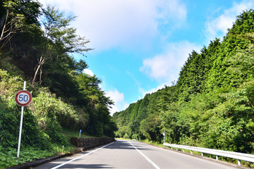 箱根の峠道