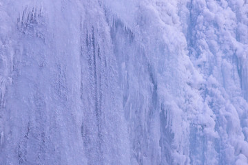 Beautiful waterfall icicles
