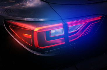 Car taillight, led light system technology