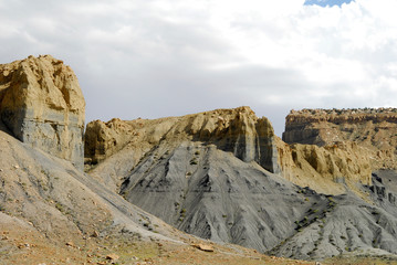 Unique rock formations in the southwest