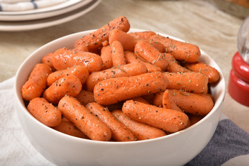 Roasted baby carrots