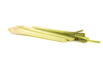 lemon grass isolated on white background