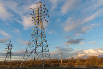 Electrical transmission towers