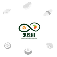 sushi logo graphic japanese food