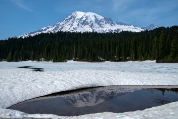 Fototapeta premium lake in the mountains