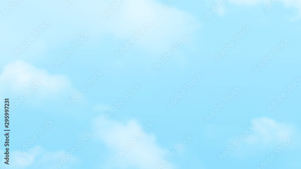 Aufkleber abstract blurred beautiful soft cloud background with a pastel multicolored gradient concept for wed