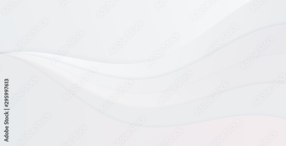Wall mural white abstract background. backdrop for presentation design for website