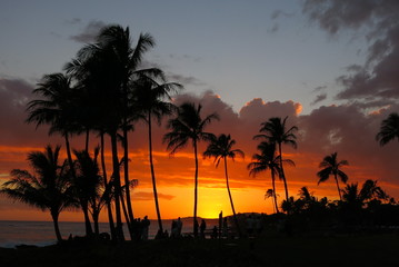 Obraz premium Kauai Island sunset5