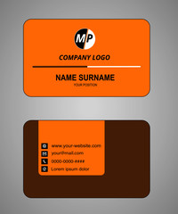 Business cover annual report modern template flat design flyer