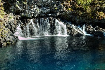 Obraz premium Water Fall Blue Pools