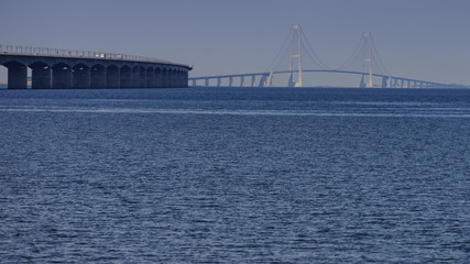 Storebaelt Bridge in Denmark