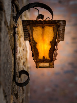 Old Fashioned Street Lamp