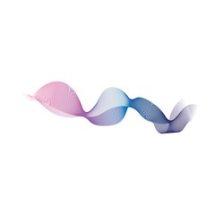 Wave line vector icon