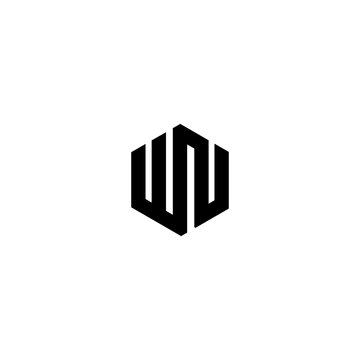 wn letter logo design