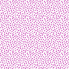 Seamless vector background with random purple elements. Abstract ornament. Dotted abstract pattern