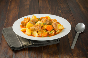 Costillas de cerdo guisadas