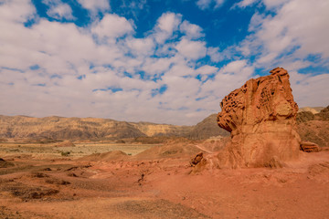 Mushroom Stone in the Timna National Park, Israel
