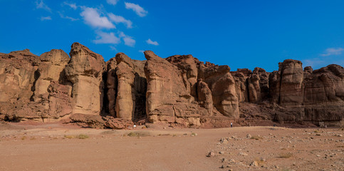 Solomons Pillars in the Timna National Park, Israel