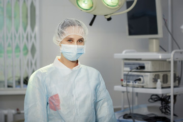 Surgical nurse portrait.