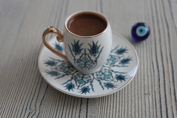 a cup of turkish coffee