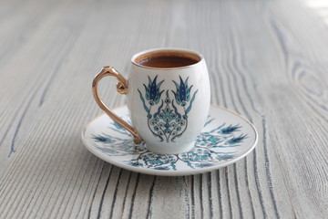 a cup of turkish coffee