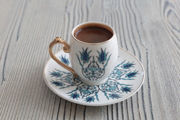 a cup of turkish coffee