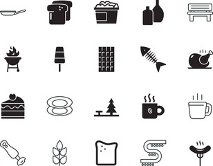 food vector icon set such as: leaf, device, head, blender, seed, color, wooden, vanilla, farming, box, innovation, image, cacao, electrical, ear, city, bar, birthday, easter, paper, gardening