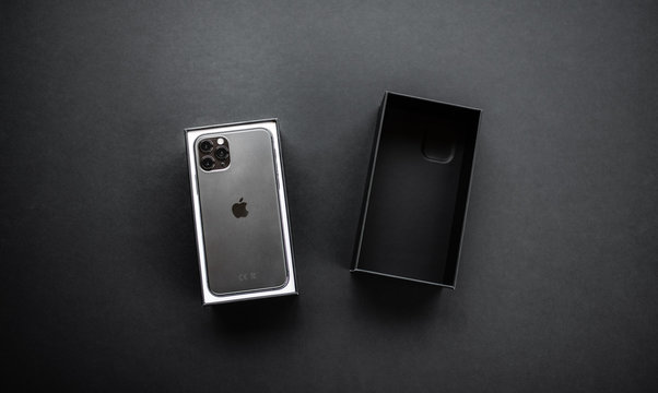 NOVA BANA, SLOVAKIA - SEPT 25, 2019: New Apple iPhone 11 Pro smartphone.