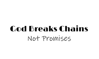 Biblical Phrase, Typography for print or use as poster, card, flyer or T shirt