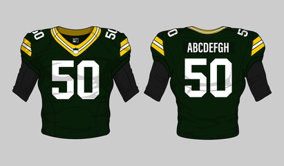 football jersey uniform template set kit © Ronillo