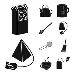 Vector design of medicine and gradient icon. Set of medicine and natural vector icon for stock.