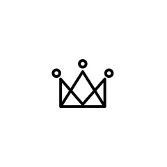 black crowns on white background